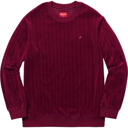 Details on Ribbed Velour Crewneck None from fall winter
                                                    2017