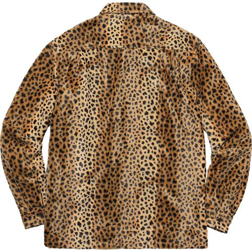 Details on Cheetah Pile Zip Up Shirt None from fall winter
                                                    2017