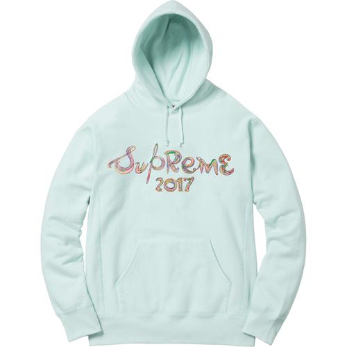 Details on Brush Logo Hooded Sweatshirt None from fall winter 2017 (Price is $158)