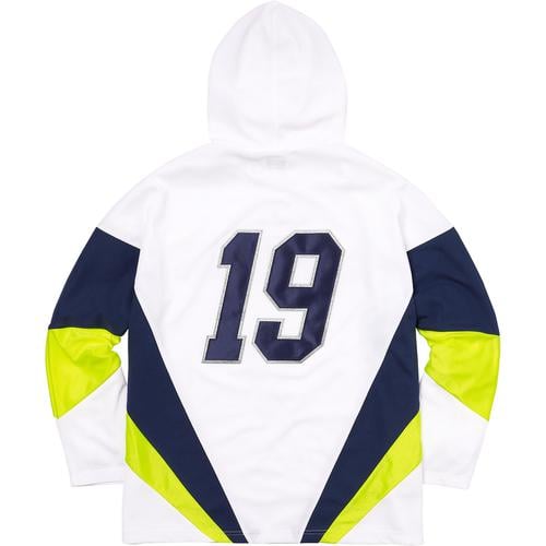 Details on Hooded Hockey Jersey None from fall winter
                                                    2017 (Price is $148)