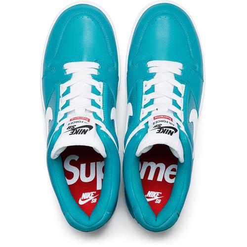 Details on Supreme Nike SB Air Force 2 None from fall winter 2017 (Price is $98)