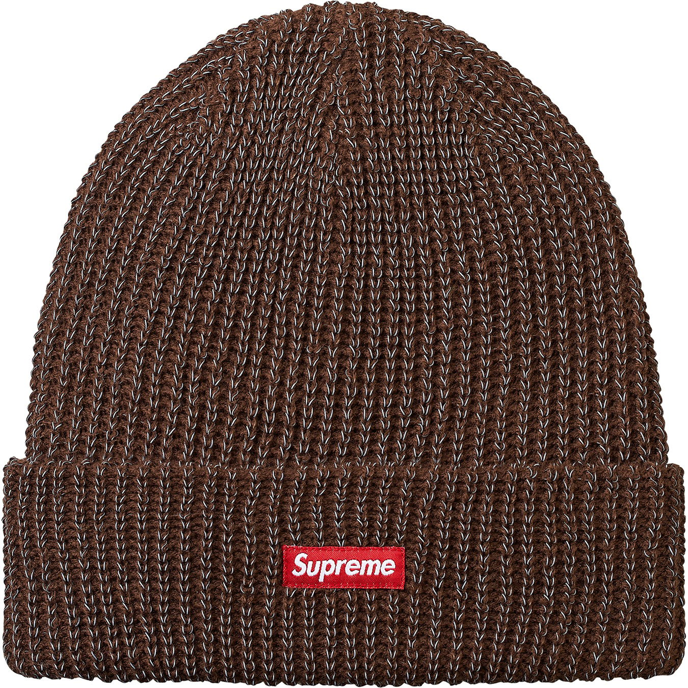 Supreme Reflective Loose Gauge Beanie!!FW17!! RED COLOR! DEADSTOCK