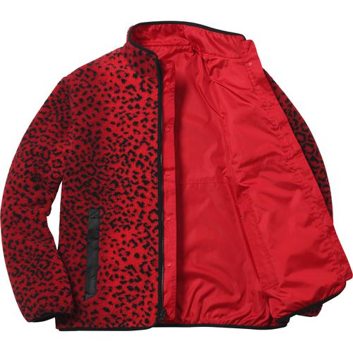 Details on Leopard Fleece Reversible Jacket None from fall winter 2017 (Price is $198)