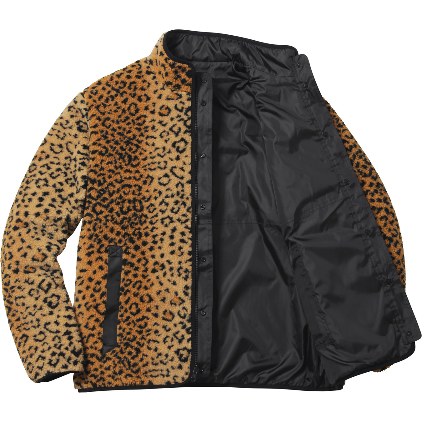Leopard Fleece Reversible Jacket   fall winter    Supreme