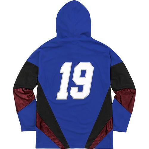 Details on Hooded Hockey Jersey None from fall winter
                                                    2017 (Price is $148)