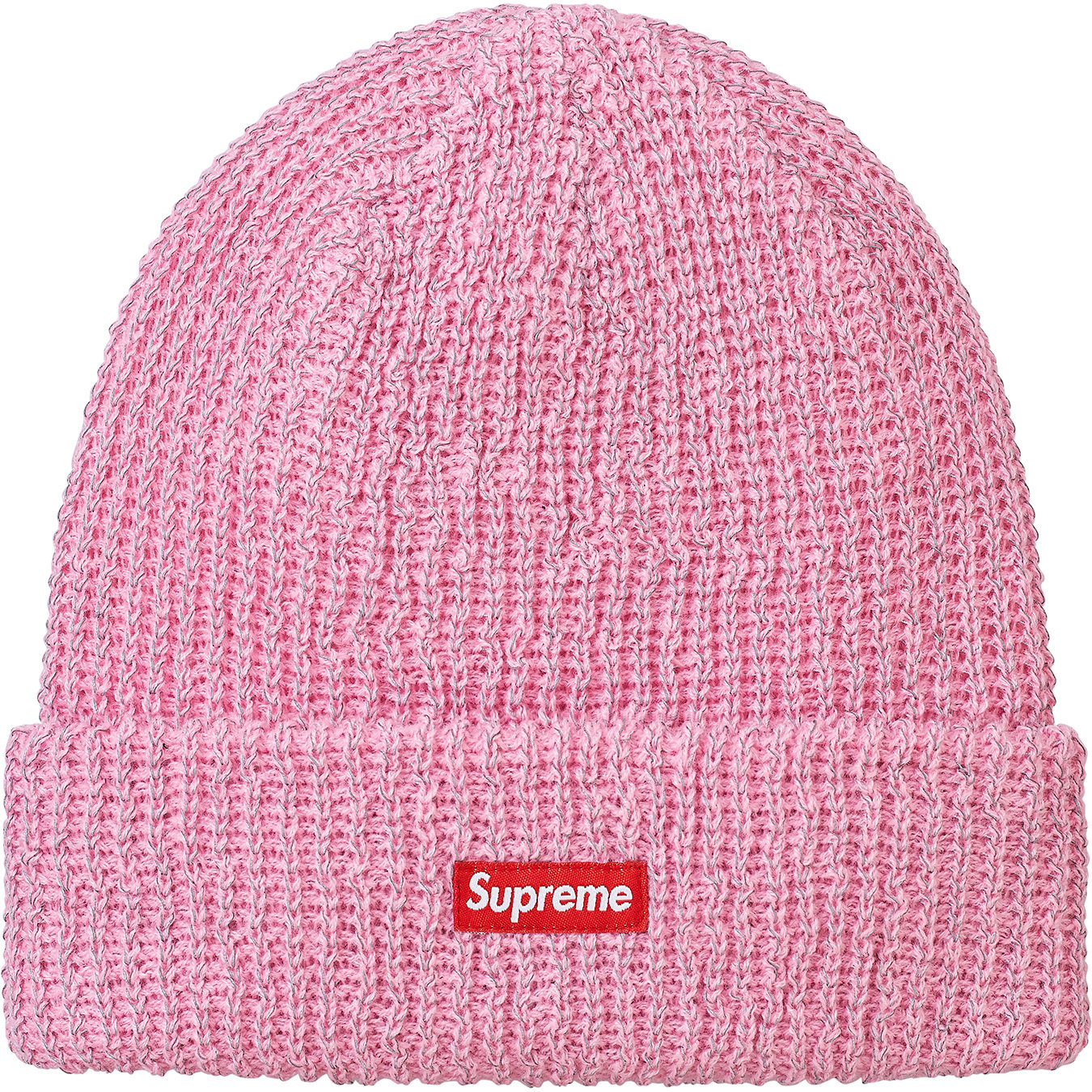 Supreme Reflective Loose Gauge Beanie!!FW17!! RED COLOR! DEADSTOCK