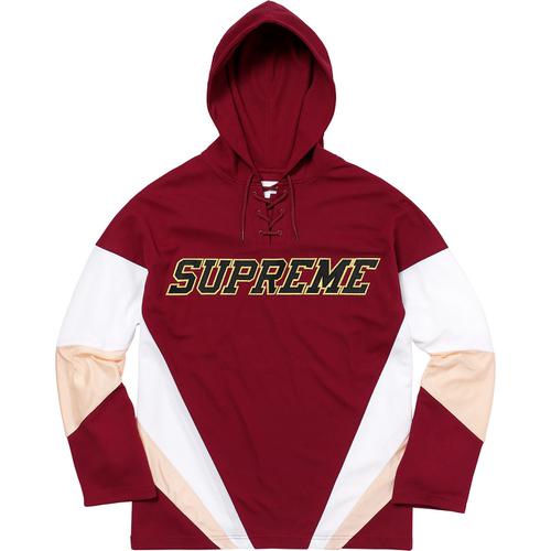 Details on Hooded Hockey Jersey None from fall winter
                                                    2017 (Price is $148)