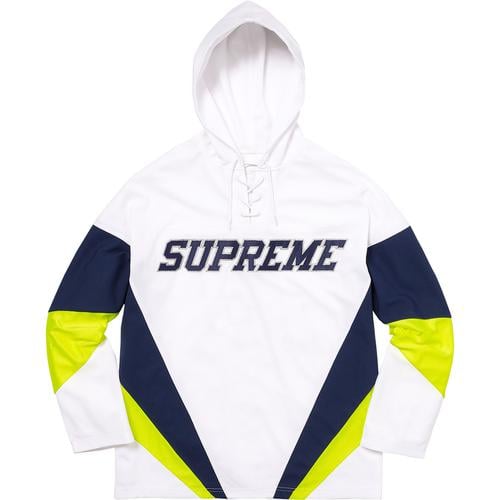 Details on Hooded Hockey Jersey None from fall winter
                                                    2017 (Price is $148)