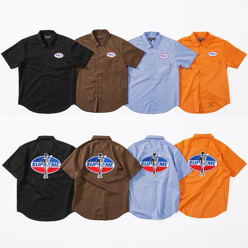 Details on Supreme HYSTERIC GLAMOUR S S Work Shirt from fall winter
                                            2017 (Price is $138)