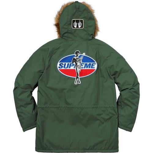 Details on Supreme HYSTERIC GLAMOUR N-3B Parka None from fall winter
                                                    2017 (Price is $448)