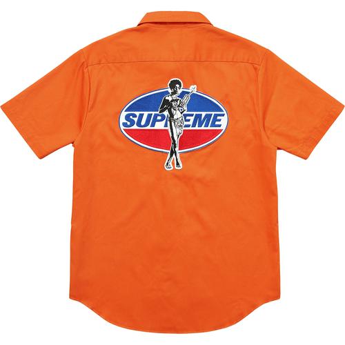 Details on Supreme HYSTERIC GLAMOUR S S Work Shirt None from fall winter 2017 (Price is $138)