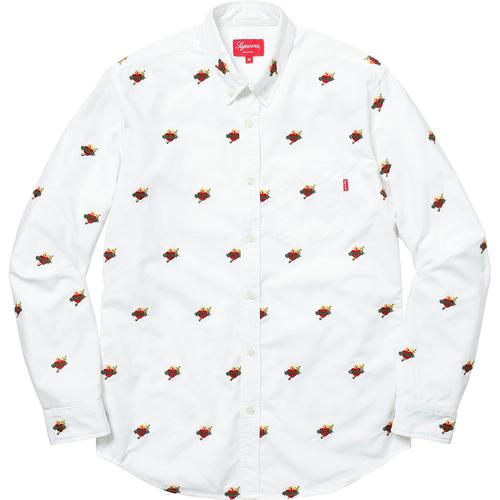 Details on Sacred Hearts Oxford Shirt None from fall winter 2017 (Price is $138)