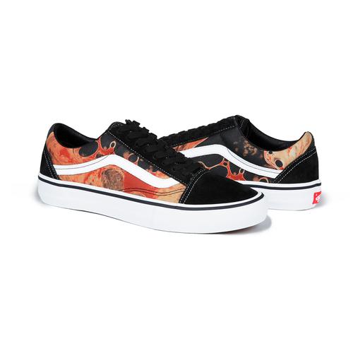 Details on Supreme Vans Blood and Semen Old Skool from fall winter
                                            2017 (Price is $98)
