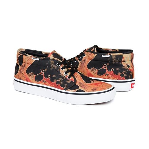 Details on Supreme Vans Blood and Semen Chukka from fall winter
                                            2017 (Price is $110)