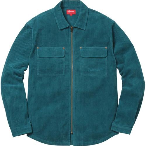 Details on Corduroy Zip Up Shirt None from fall winter
                                                    2017 (Price is $128)