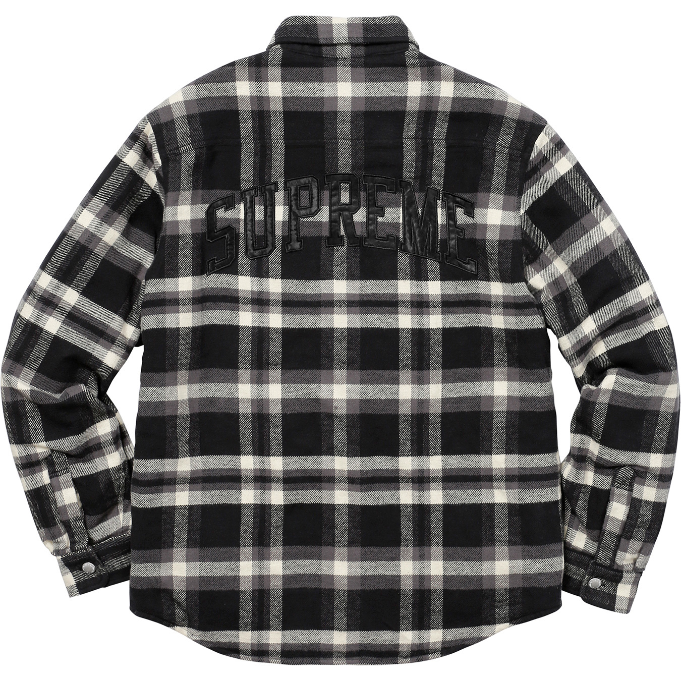 Quilted Arc Logo Flannel Shirt - fall winter 2017 - Supreme