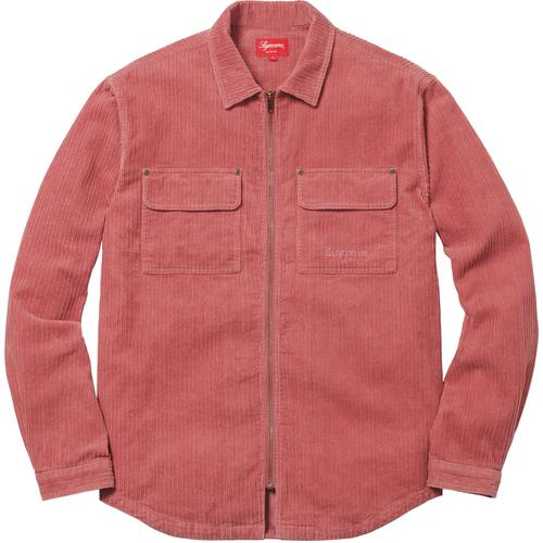 Details on Corduroy Zip Up Shirt None from fall winter
                                                    2017 (Price is $128)