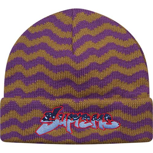 Details on Zig Zag Stripe Beanie None from fall winter 2017 (Price is $32)