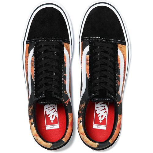 Details on Supreme Vans Blood and Semen Old Skool None from fall winter 2017 (Price is $98)