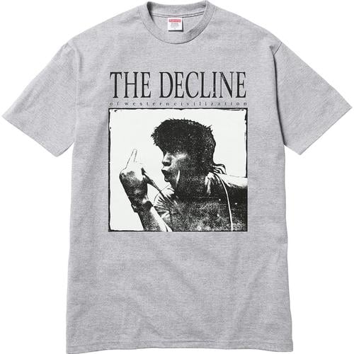 Details on Decline of Western Civilization Tee None from fall winter
                                                    2017 (Price is $44)