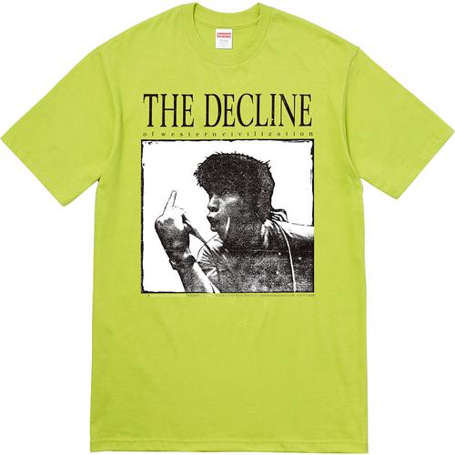 Details on Decline of Western Civilization Tee None from fall winter 2017 (Price is $44)