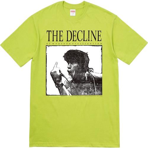 Details on Decline of Western Civilization Tee None from fall winter
                                                    2017 (Price is $44)