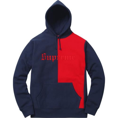 Details on Split Old English Hooded Sweatshirt None from fall winter
                                                    2017 (Price is $158)