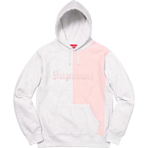 Details on Split Old English Hooded Sweatshirt None from fall winter 2017 (Price is $158)