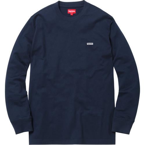 Details on Metallic Box Logo L S Tee None from fall winter 2017 (Price is $78)