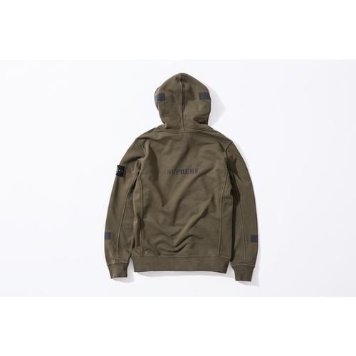 Details on Supreme Stone Island Hooded Sweatshirt None from fall winter
                                                    2017 (Price is $323)