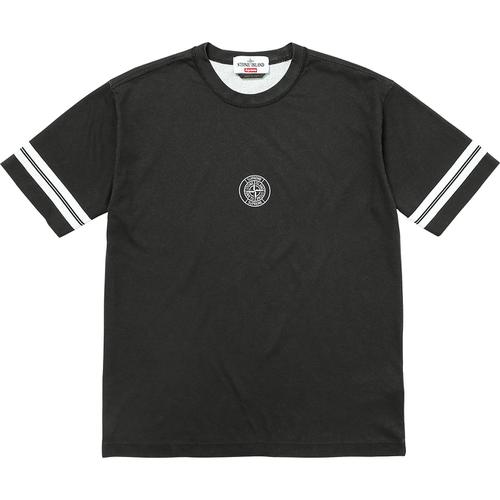 Details on Supreme Stone Island S S Top None from fall winter
                                                    2017 (Price is $120)
