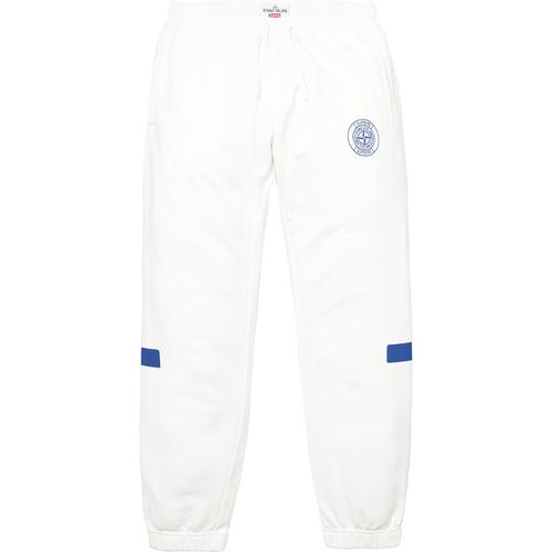 Details on Supreme Stone Island Sweatpant None from fall winter 2017 (Price is $260)
