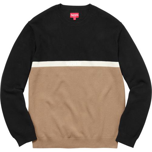 Details on Split Pique Crewneck None from fall winter
                                                    2017 (Price is $128)