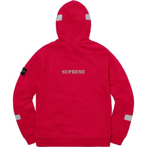 Details on Supreme Stone Island Hooded Sweatshirt None from fall winter 2017 (Price is $323)