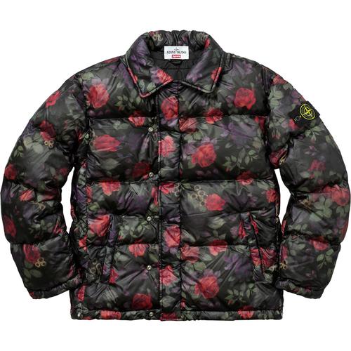 Details on Supreme Stone Island Lamy Cover Stampato Puffy Jacket None from fall winter
                                                    2017 (Price is $998)