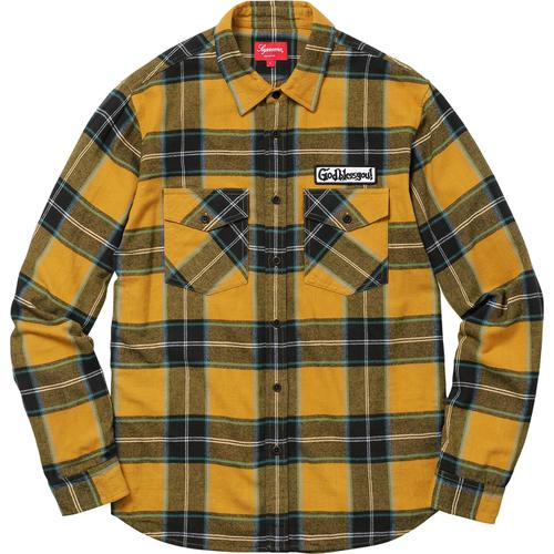 Details on God Bless Plaid Flannel Shirt None from fall winter
                                                    2017 (Price is $118)