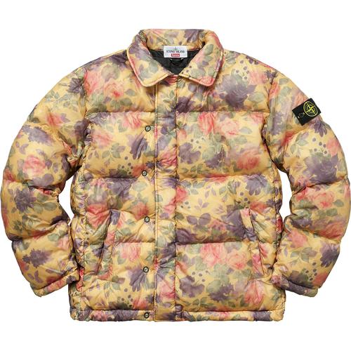 Details on Supreme Stone Island Lamy Cover Stampato Puffy Jacket None from fall winter
                                                    2017 (Price is $998)