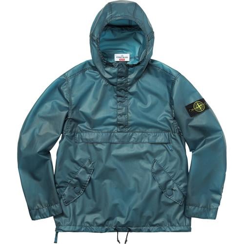 Details on Supreme Stone Island Poly Cover Composite Anorak None from fall winter 2017 (Price is $648)