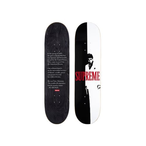 Supreme Scarface™ Split Skateboard releasing on Week 8 for fall winter 2017