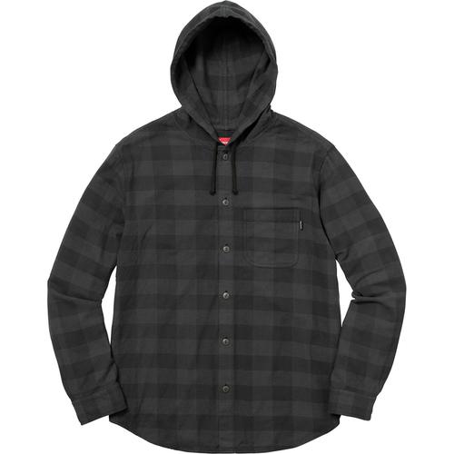Details on Hooded Buffalo Plaid Flannel Shirt None from fall winter 2017 (Price is $128)