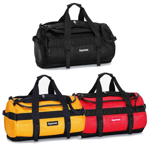 Supreme Supreme The North Face Leather Base Camp Duffel releasing on Week 9 for fall winter 17