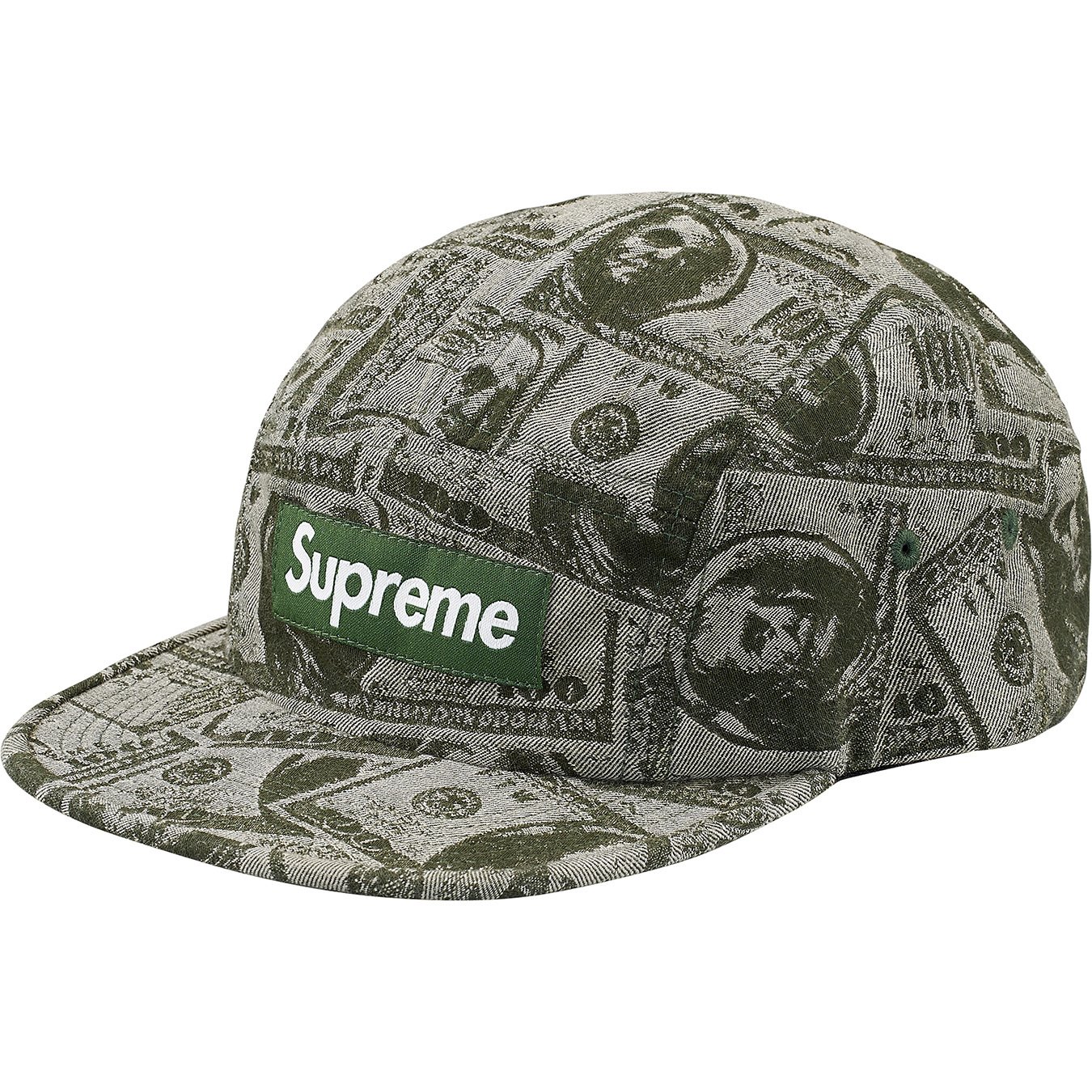 Dollar Bill Camp Cap   fall winter    Supreme