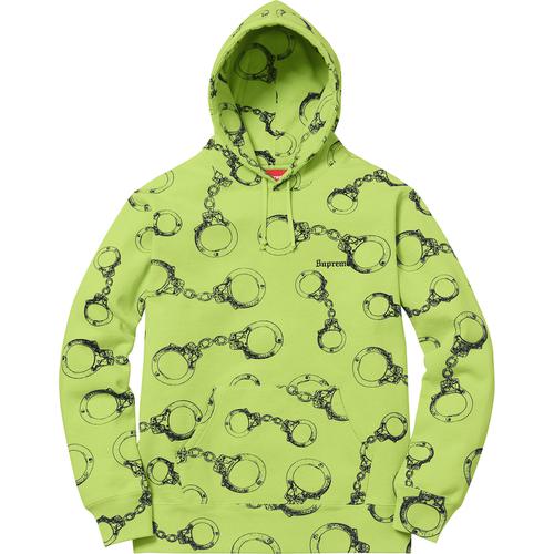 Supreme Handcuffs Hooded Sweatshirt (FW17) - $158