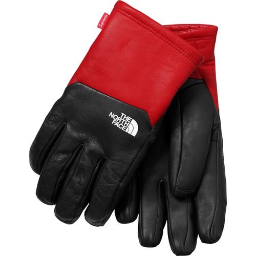 Details on Supreme The North Face Leather Gloves None from fall winter 2017 (Price is $148)