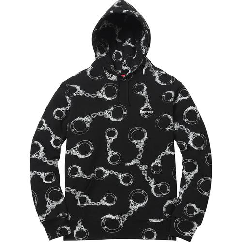 Supreme Handcuffs Hooded Sweatshirt (FW17) - $158
