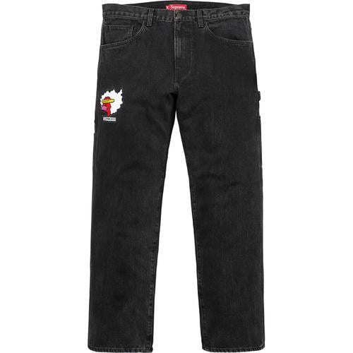 Details on Gonz Ramm Washed Denim Painter Pant None from fall winter
                                                    2017 (Price is $158)