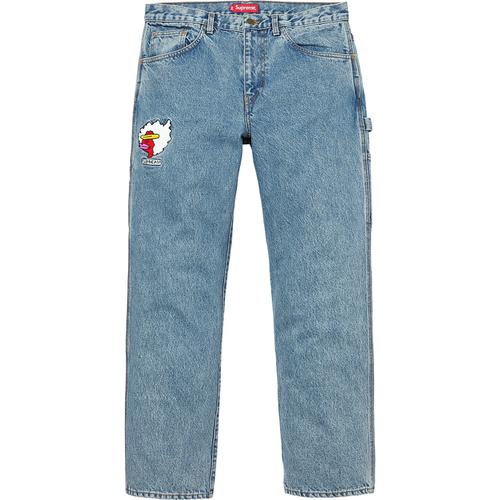 Details on Gonz Ramm Washed Denim Painter Pant None from fall winter
                                                    2017 (Price is $158)