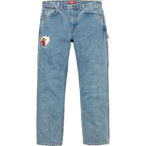 Details on Gonz Ramm Washed Denim Painter Pant None from fall winter
                                                    2017 (Price is $158)