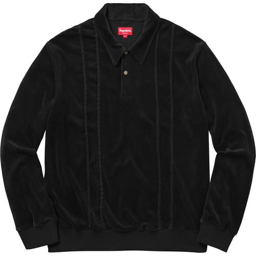 Velour L S Polo - fall winter 2017 - Supreme