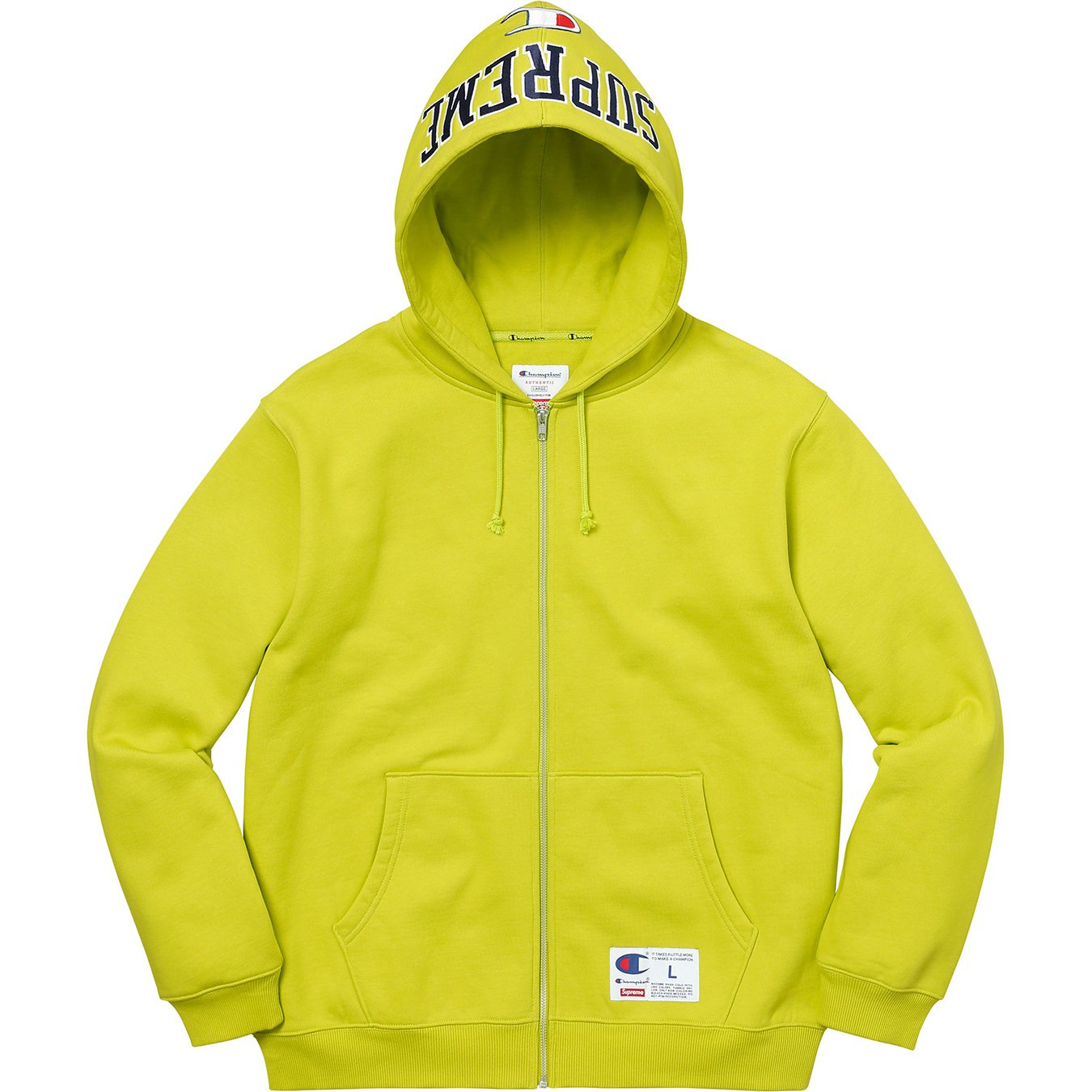 17aw Supreme Champion Arc Logo Zip Up Sw-